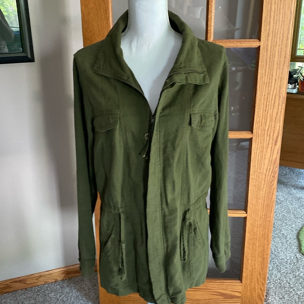 Linen blend jacket